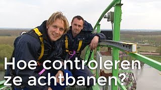 Hoe controleren ze achtbanen  Het Klokhuis [upl. by Botti]