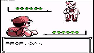 Pokemon Anniversary Red  Professor Oak Battle [upl. by Alderman566]