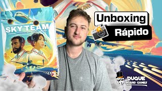 SKY TEAM  Unboxing rápido [upl. by Adnaluoy]