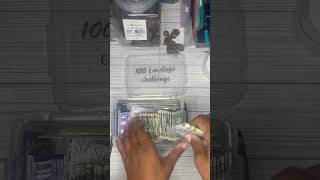 COMPLETING THE 100 ENVELOPE CHALLENGE money diy savingmoney investing [upl. by Atnoed]