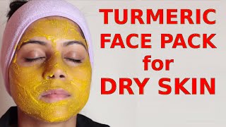 Turmeric Face Pack For Dry Skin [upl. by Fugazy80]