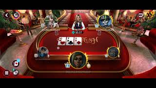 ZYNGA POKER  BIG TABLE  855 T POT [upl. by Lomaj]