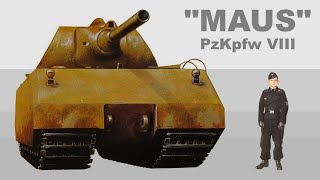 Overview of the PzKpfw VIII Maus superheavy tank German Army 19421945 [upl. by Gwendolyn834]