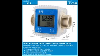 K24 Turbine Flow Meter [upl. by Mala]