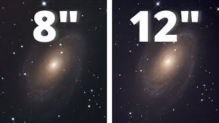 8quot vs 12quot Telescopes  The BODES GALAXY [upl. by Eendyc]