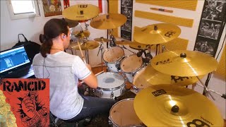 RANCID  Radio  DRUM COVER [upl. by Atikihc569]