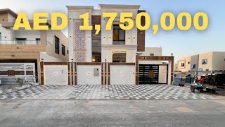 Experience LUXURY Living in Al Yasmeen Ajman with THIS 6 BHK Villa [upl. by Aihtnamas]