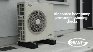 Air source heat pump precommissioning checks [upl. by Alyam]