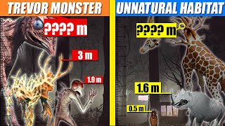 Trevor Monster vs Unnatural Habitat Size Comparison  SPORE [upl. by Traggat]