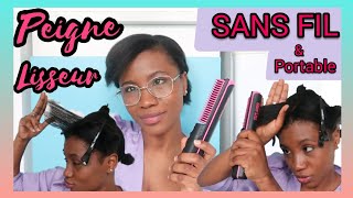 REVIEW  PEIGNE LISSEUR SANS FIL  Je teste [upl. by Amabil833]