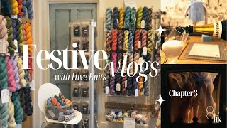 ✨Festive Vlogs✨with Hive Knits  Chapter 3  Its giving cosy Peak District mini break amp yarn shops✨ [upl. by Dressel]