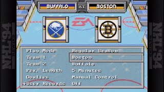 NHL 94  Buffalo  Boston [upl. by Avla]