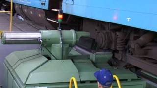 RAFAMET Underfloor Wheel Lathe [upl. by Favrot]