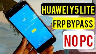 Huawei Y5 Lite DRALX5 Frp Bypass  How To Remove Google Account On Huawei DRALX5  Without Pc [upl. by Farlee74]