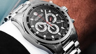 💥💥💥Review Swiss Made Watch Roamer Rockshell Mark III Chrono 220837 41 55 20 [upl. by Floyd174]