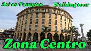 Tampico 4k Walking tour Zona centro de Tampico [upl. by Nulubez]