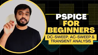 PSpice Tutorial for Beginners  How to do DC Sweep AC Sweep amp Transient Analysis [upl. by Nnaylrebmik]