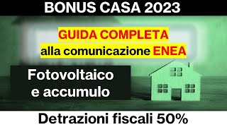 Bonus Casa 50  Fotovoltaico [upl. by Noffihc295]