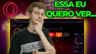 NAVEGADOR GAMER EXISTE SIM E ESSE TEM MUITA FUNÇÃO LEGAL CONHEÇA O OPERA GX [upl. by Saturday]