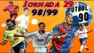 Resúmenes Primera División España Liga 9899 Jornada 29 [upl. by Weatherley498]