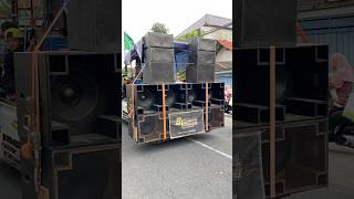 Sound system bL audio 4 sub planar 4 line array amp 2 low pawai budaya rejotangan [upl. by Elvina]