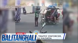 Very demure na traffic enforcer saya ang hatid sa kalsada  Balitanghali [upl. by Peckham]