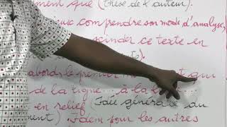 COURS DE PHILOSOPHIE TLE A COMMENTAIRE DE TEXTE EXPLICATION [upl. by Imekawulo]