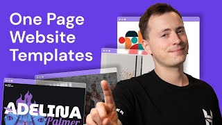 10 Best OnePage Website Templates for Any Niche 2024  Hostinger Website Builder [upl. by Rosanna869]