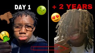 My Dreadlock Journey  2 Year Transformation IMMACULATE GROWTH [upl. by Nylrats]