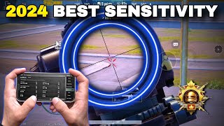 PUBG MOBILE SENSITIVITY SETTINGS 2024 🔥 COPY THIS NEW VERSION ☑️ [upl. by Cindi497]