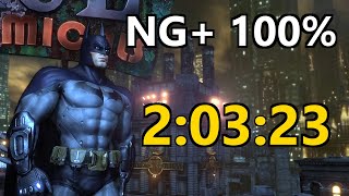 WR Batman Arkham City Speedrun NG 100 in 20323 [upl. by Inami707]