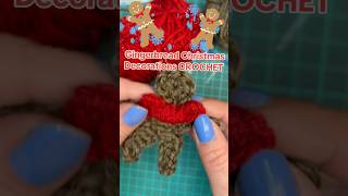 Crochet Christmas 🎄 Gingerbread Tree decorations fyp shorts crochet crochetchristmas diy [upl. by Adla]