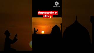 কিয়ামতের দিন যা ঘটবে🔥🔥😭dua islamicvideo shorts trending [upl. by Leamsi539]