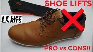 SHOE LIFTS FOR MEN REVIEW  PRO vs CONS [upl. by Teage]