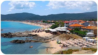 Sarti travel video 4K  Chalkidiki Greece [upl. by Aneras]