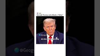 quotHes the nicest TOTAL KILLERquot  Donald Trump about PM Modi pmmodi donaldtrump shorts [upl. by Nylear]