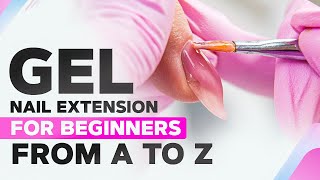 Gel Nail Extension for Beginners from A to Z  Form Set Up  Almond Shaped Nails [upl. by Donelu]