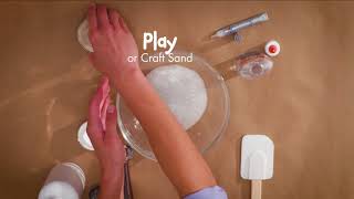 Elmers Glue DIY KIDFRIENDLY Sand Slime [upl. by Mimi]