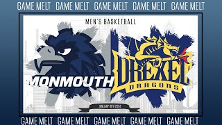 Drexel Mens Basketball vs Monmouth Full Game Melt 1182024 [upl. by Anaic]