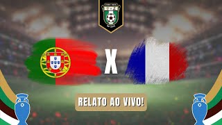 Portugal vs França  Euro 2024 No Sofá [upl. by Eiramnna]