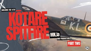 Building the Kotare Models 132 Supermarine Spitfire Mk1a Mid Brian Lane  Part 2 Construction [upl. by Ssirk595]