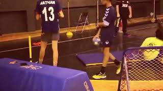 Spécifique ailier Handball [upl. by Sakram]