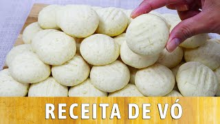 BISCOITINHO DE NATA  RECEITA DA VÓ  POUCOS INGREDIENTES [upl. by Shabbir]