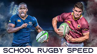 The Devastating Speed Of South African Schoolboy Rugby Players [upl. by O'Toole672]