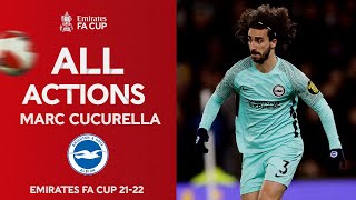 ALL ACTIONS  Marc Cucurella  Brighton amp Hove Albion  Emirates FA Cup 2122 [upl. by Slifka40]