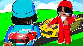 I Pretended To Be A NOOB Then Used The FASTEST CAR In Roblox DRIVING LEGENDS [upl. by Daloris]