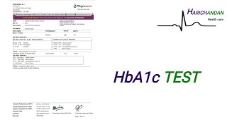 HbA1c Test Glycosylation of haemoglobin  Diabetes [upl. by Oigroeg]