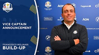 Francesco Molinari Announced as 2023 European Ryder Cup Vice Captain [upl. by Katheryn798]