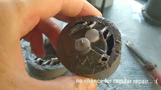 Gardena T380 sprinkler repair not rotating it works [upl. by Cida]