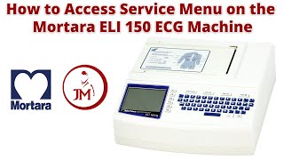 How to Access the Service Menu on the Mortara ELI 150250 ECG Machine [upl. by Deibel170]